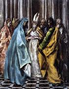 El Greco The Marriage of the Virgin oil on canvas